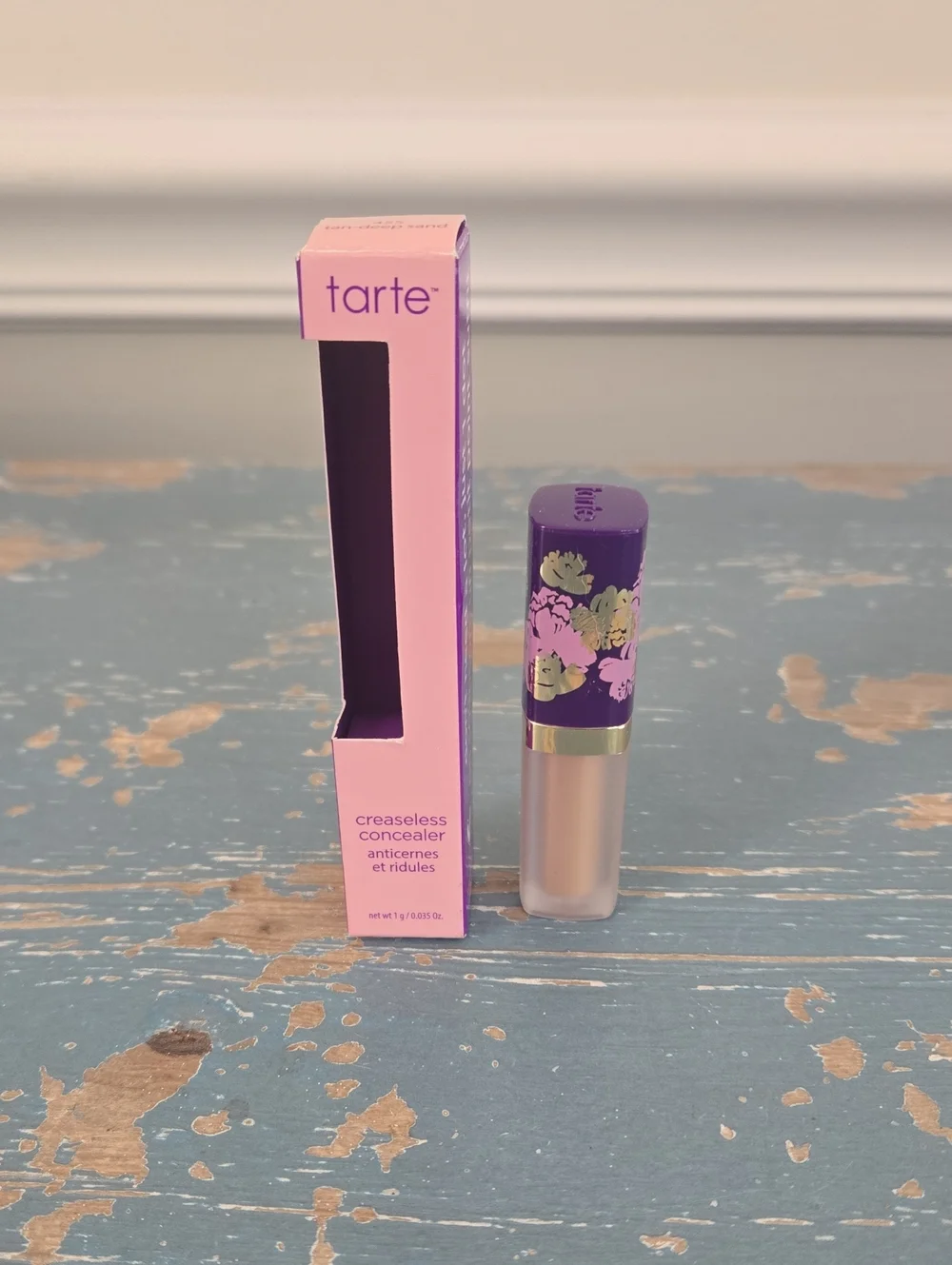tarte Creaseless Concealer 455 Tan-Deep Sand (New In Box)